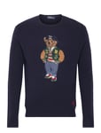 Polo Ralph Lauren Polo Bear Wool-Cashmere Sweater Marinblå