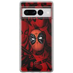 ERT GROUP Coque de téléphone Portable pour Google Pixel 7 Pro Original et sous Licence Officielle Marvel Motif Deadpool 001 Parfaitement adapté à la Forme du téléphone Portable, Coque en TPU