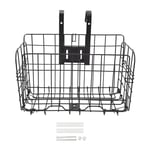 Folding Rear Bike Basket Wire Mesh Fold Up Detchable Front Rear Hanging Bik TDM