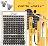 DIY Lash Extension Kit - 156 Pcs Lash Clusters with Cluster Lashes Bond and Sea