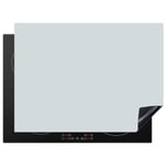 KitchenYeah© Protege Plaque Tapis Pour Induction 71x52 cm Deco Cuisine Protection Vitrocéramique Pour Cuisiniere Argent - Gris - Métal - Clair - 71x52 cm