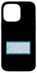 Coque pour iPhone 14 Pro Max Bleu SAYNOMO (Say No More) Bleu Couleur Graphique