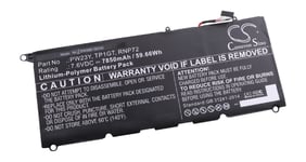 vhbw Batterie compatible avec Dell XPS 13-9360-D3705S, 13-9360-D3705TG, 13-9360-D3901S ordinateur portable Notebook (7850mAh, 7,6V, Li-polymère)