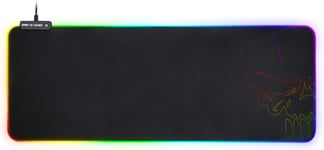 Tapis DE Souris RGB XXL - Rétro-Eclairage LED Lumineuse 10 Modes + RGB Colors ¿ Texture Ultra Fine ¿ Base Antidérapante ¿ Dim : 85.7 x 33 x 0.5 cm - PS4 / Xbox One/PC.[G610]