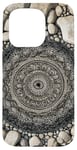 Coque pour iPhone 15 Pro Zen Garden Tranquility Détaillé Mandala Bohème