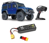 Traxxas 82056-4 TRX-4 Land Rover Defender 1/10 Robot Tqi + 3S Akku Gris