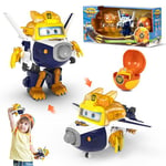 Super Wings Super Iron Paul 5“, Super Ball-Animal Power, Avion Jouet, Robot Transformable, Transformer Figure d'action, Jouet Enfant 3 4 5 6 7 8 9 10 Ans Garcon Fille