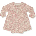 Konges Sløjd Reya dress – blossom mist, grenadine - 6-9m