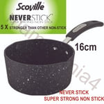 Scoville Neverstick 16cm Milkpan - Non Stick Coated, Double Sided Pouring Lips