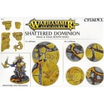 Games Workshop- Warhammer Figurine d'action « Age of Sigmar » Shattered Dominion Round Bases,99120299034,40/65 mm