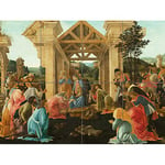 Sandro Botticelli The Adoration Of The Magi XL Giant Panel Poster (8 Sections) Le sable Affiche