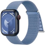 Higgs Bracelet Tissé Nylon Compatible avec Bracelets Apple Watch 38mm 40mm 41mm 44mm 45mm 46mm Ultra 2 49mm Femme, Bracelet Elastique Sport Loop Nylon pour iWatch Serie (42mm 10) 9/8/7/6/5/4/3/2/1/SE