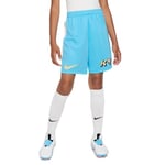 Nike DF Short, Bleu Baltique/Blanc, 158-170 Mixte Enfant