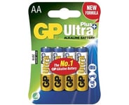 GP Ultra Plus Alkaline AA batteri, 15AUP/LR6, 4-pack