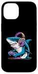 Coque pour iPhone 14 Costume de requin pour adolescents - Jeu vidéo - Peluche requin