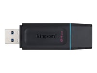 Kingston Datatraveler Exodia - Usb-Flashstasjon - 64 Gb - Usb 3.2 Gen 1