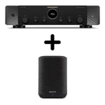 Amplificateur Hi-Fi Marantz Stéréo 70 Noir + une enceinte multiroom Denon Home 150 Noir