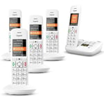 Siemens Gigaset Premium E390A Cordless Phone, Five Handsets Big Buttons