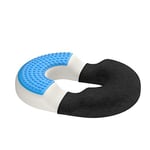 bonmedico Coussin Coccyx Orthopédique - Bouée Médicale Ergonomique en Gel et Mousse à Mémoire de Forme