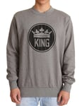 Dolce & Gabbana Pull Gris Couronne King Coton Pull IT58/US48 / XXL