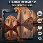 1-Pack XIAOMI REDMI 12 Skärmskydd - Härdat Glas 9H - Super kvalitet 3D