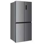 Réfrigérateur - BEKO - GNO46624MXPN - 4 portes - 466 L - Classe C - Paroi de fond inox - 79,5 x 74 x 180 cm - Inox