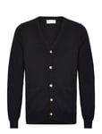 Man V Cardigan Black Davida Cashmere