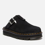 Dr. Martens Women's Zebzag Faux Fur-Lined Suede Mules - UK 5