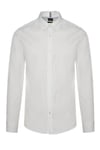 Hugo Boss Black Mens H-roan-bd-e-c1-243 Shirt White - Size Large