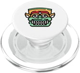 Barong Masque de lion mythologie balinaise Roi des esprits PopSockets PopGrip pour MagSafe