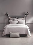 De Witte Lietaer Motion Bed Linen Set, 100% Cotton Satin, Cloud Gray, 1/240x220-2/60x70