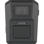 AXIS W102 BODY WORN CAMERA BLACK OFFERS UP TO 12.5 HOURS OF CAM