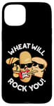 Coque pour iPhone 15 Plus Wheat Will Rock You Funny Food Jeu de mots