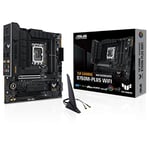 ASUS TUF GAMING B760M-PLUS – Carte mère gamingn Intel B760 LGA 1700 mATX (DDR5, PCIe 5.0, 2 x 4.0 M.2, WiFi 6, Ethernet, DisplayPort, HDMI, SATA 6, USB 3.2 Gen 2 Thunderbolt USB4, Aura Sync RGB)