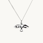 Emma Israelsson Organic Small Dove Halsband Silver Neck172 60 cm