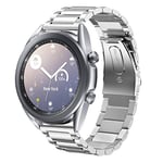 SUNDAREE Compatible avec Bracelet Samsung Galaxy Watch 3 41MM R850/Garmin Vívoactive 5/Huawei Watch GT 3 42MM/TicWatch E3/AMAZFIT GTR MINI,20MM Argent Remplacement Acier Inoxydable Métal Montre Band