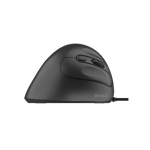 DELTACO Silent Wired Vertical Office Mouse, 4 buttons, 1000-1600 DPI