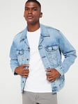 Levi's Denim Trucker Jacket - Blue, Blue, Size S, Men