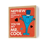 Valentine's Day Card For Nephew Mr Men & Little Miss Mr Cool Funny