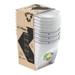 Jeu de poubelles de tri sélectif Sortibox panier de tri 4x25L cendre IKWB25S4