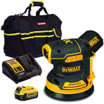 DeWalt DCW210N 18V Brushless Random Orbital Sander 1 x 4.0Ah Battery Charger Bag