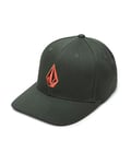 Volcom Men's Full Stone Flex Fit Baseball Cap, Dark Forest, S