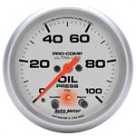 Autometer AUTO4452 oljetrycksmätare, 67mm, 0-100 psi, elektrisk