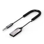 [ON RETURN] Ugreen Bluetooth 5.0 audio receiver USB cable AUX audio adapter jack black (70601 CM309)