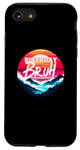 Coque pour iPhone SE (2020) / 7 / 8 Bruh Meme Funny Saying Brother Chemise d'anniversaire pour adolescents et hommes Bruh