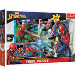 Trefl 916 15357 160 Teile, für Kinder AB 6 Jahren 160pcs Spider-Man to The Rescue, Multi-Colored