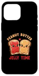 Coque pour iPhone 16 Pro Max Couples assortis au beurre de cacahuète Jelly Time