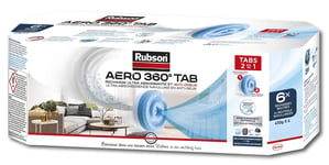 Rubson AERO 360° TAB, recharges en tabs neutres pour absorbeur d'humidité, ul...