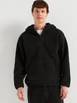 Levi's Sherpa Pullover Hoodie - Black, Black, Size M, Men