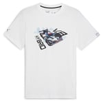 PUMA F1 T-shirt Bmw - Vit, storlek X-Large